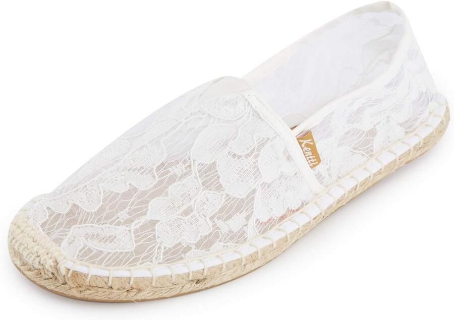 Dames Espadrilles Instappers Platte Zool Kant Ademend