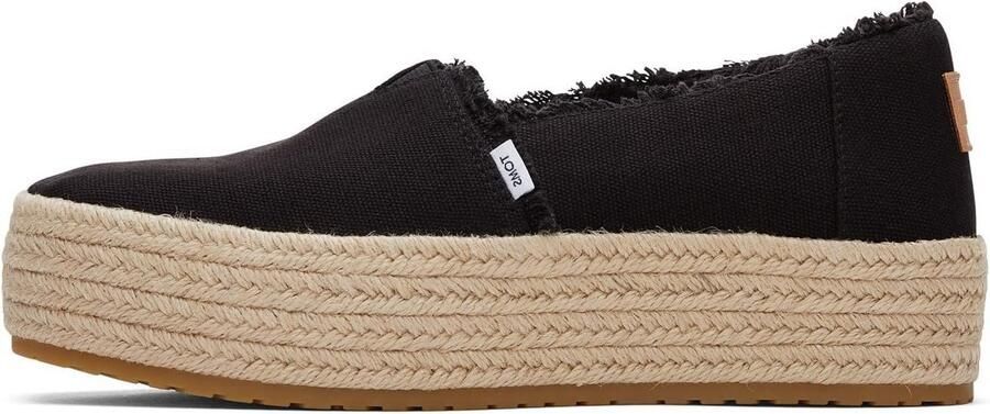 Dames Espadrilles met Platform en OrthoLite Binnenzool Valencia Slip-On