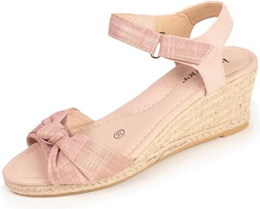 Dames Espadrilles met Strik Comfortabele en Trendy Schoenen