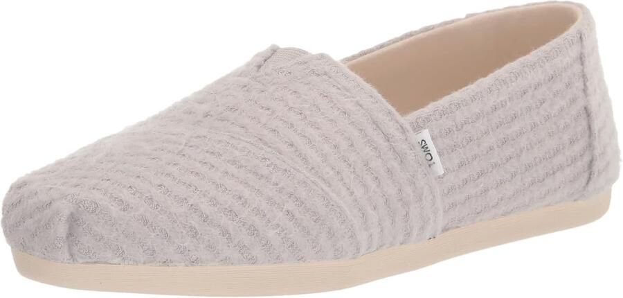 Dames Espadrilles Plat Comfortabele Instappers Grijs
