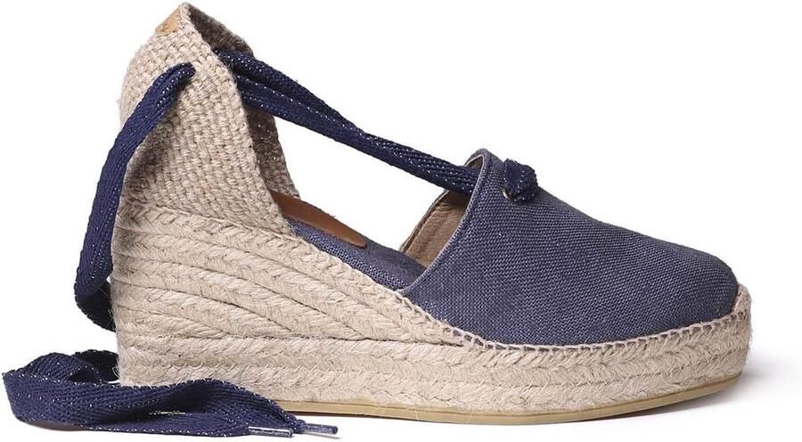 Dames Espadrilles van Linnen Handgenaaid met Antislip Zool