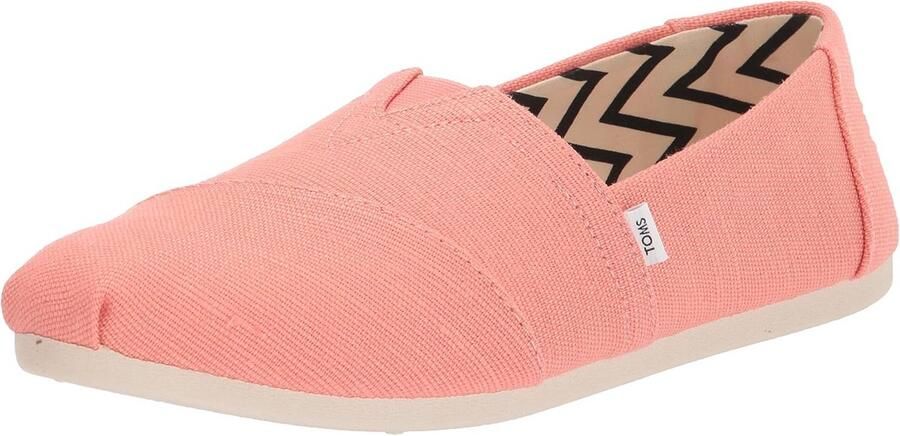 Dames Espadrilles Zomerschoenen Instappers Casual Wandelen Textiel Bovenmateriaal 37.5 EU Roze