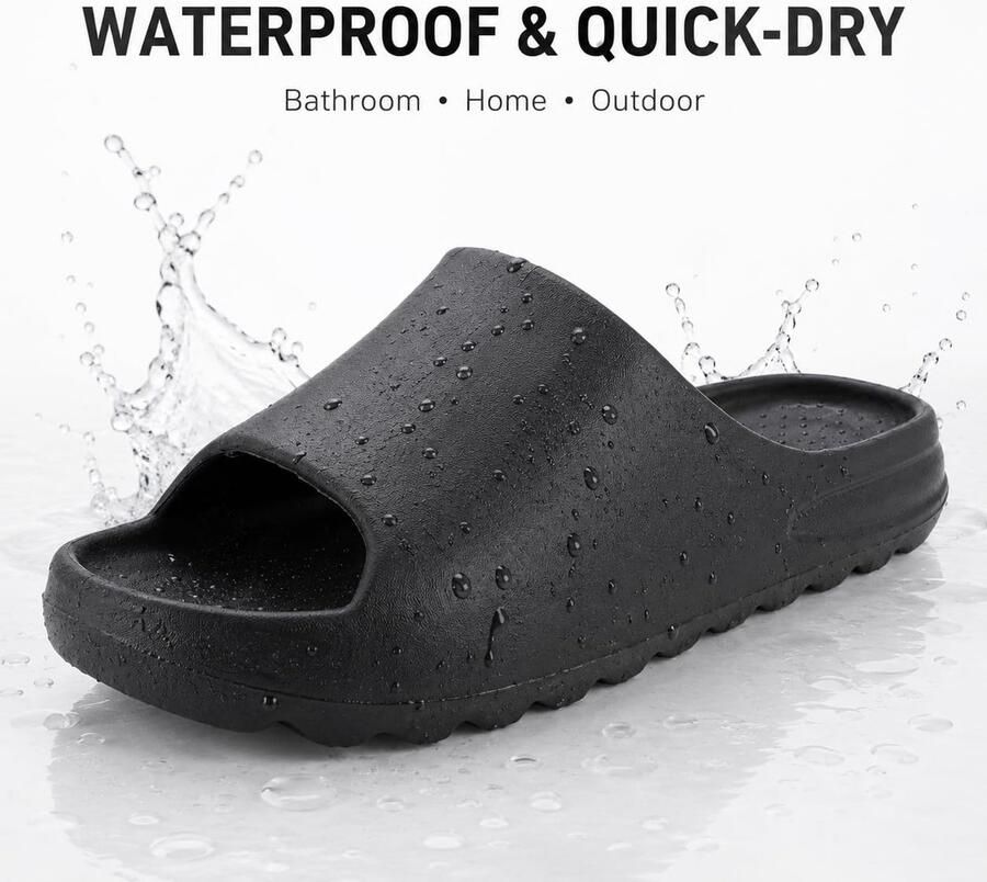 Pantoffels dames 39-40 EVA met dikke zool comfortabele sandalen ideaal voor thuis en onder de douche ShopVlot