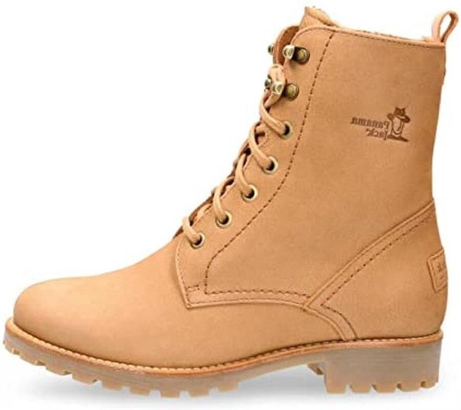 Dames Fara Igloo Combat Boot Waterdichte Platte Schoen met Schapenvacht