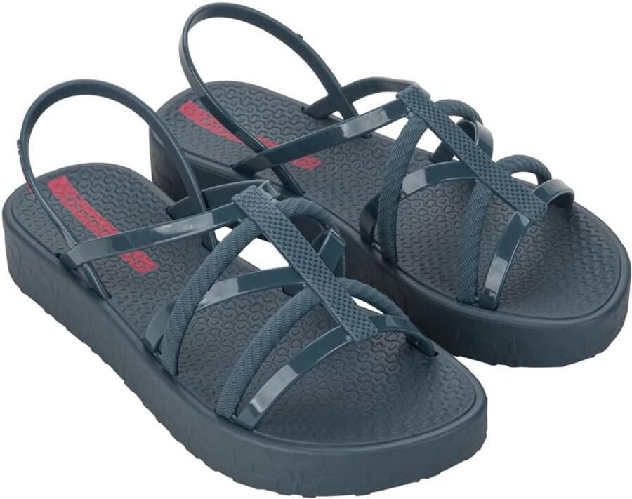 Dames Flatform Sandaal met Plateauzool Comfortabele Zomerslipper Zonder Sluiting