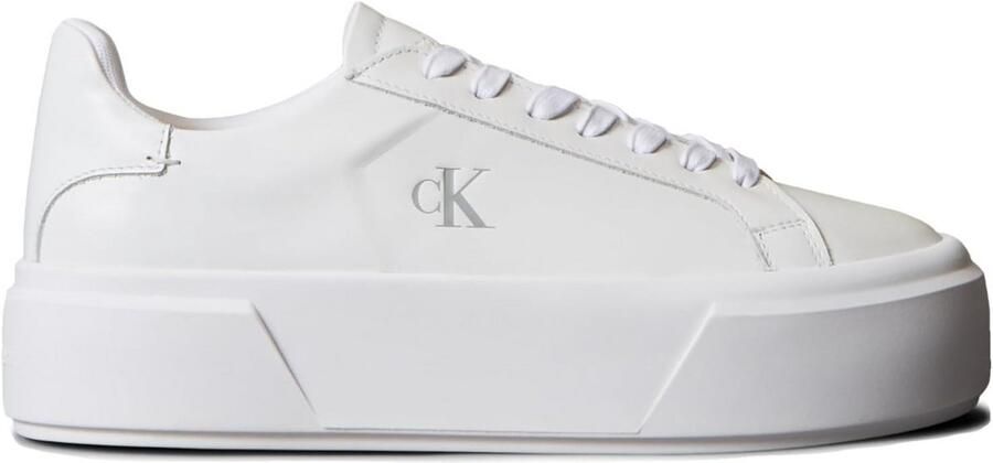 Dames Flatform Sneakers met Vetersluiting Comfortabele Lage Sportschoenen