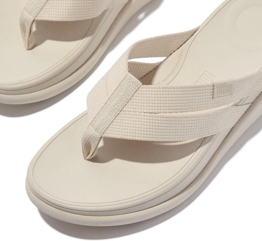 Flatform Flip-flops voor Dames Comfortabele Dubbele Riem Sandalen met Microwobbleboard Tussenzool Ideaal voor Vakantie en Stad