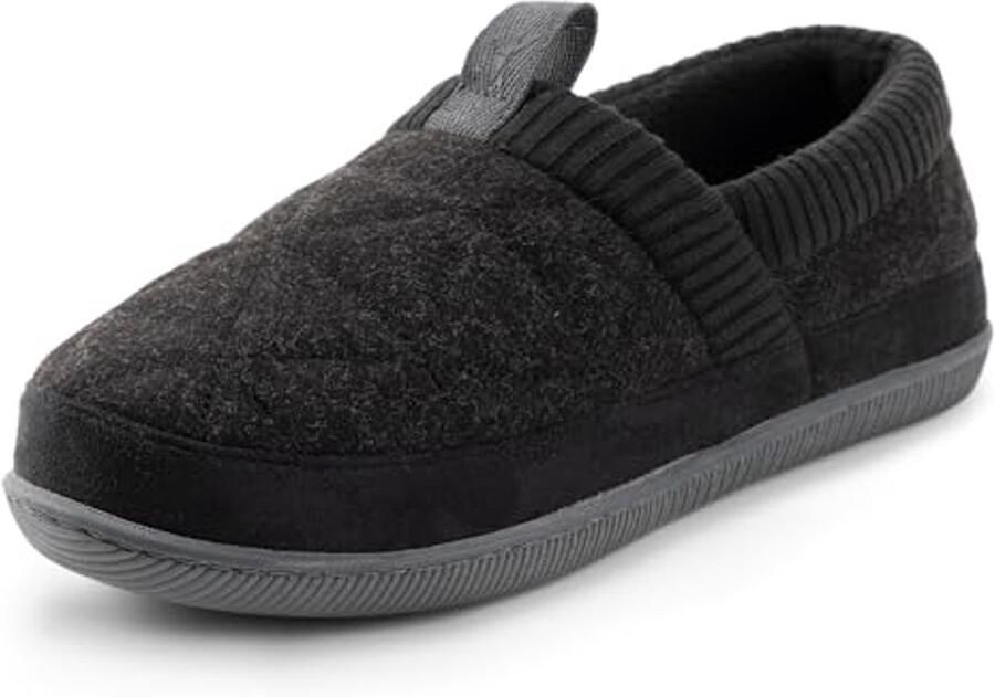 Dames Gebreide Slippers met Gesloten Hiel en Antislipzool