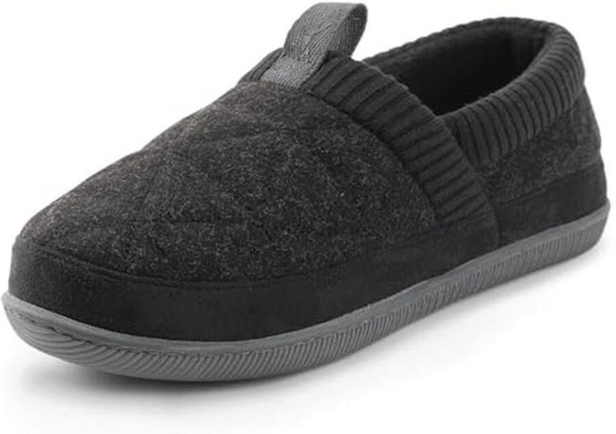 Dames Gebreide Slippers met Gesloten Hiel en Antislipzool