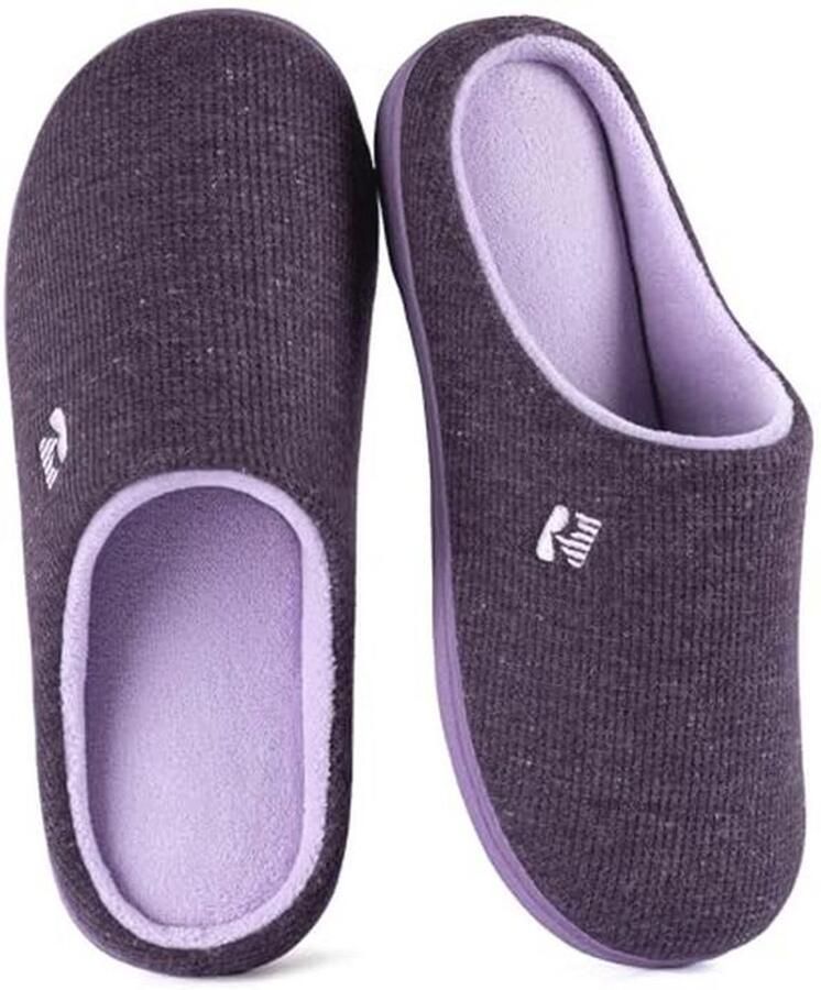 Dames Geheugenfoam Slippers in Twee Kleuren