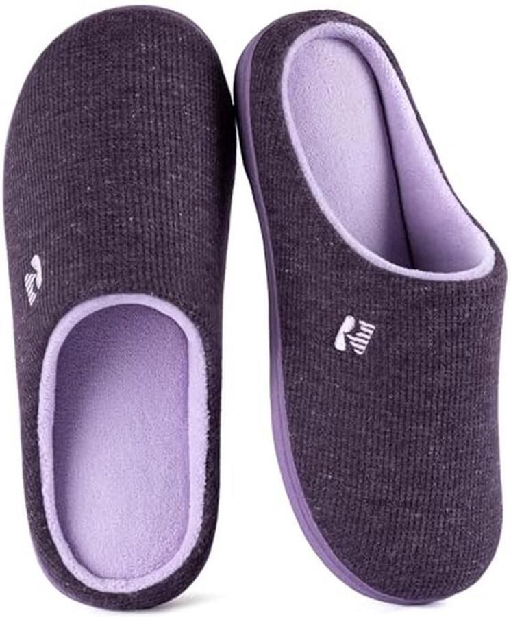Dames Geheugenfoam Slippers in Twee Kleuren