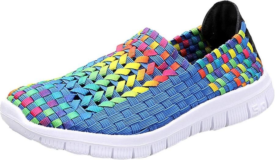 Dames Geweven Instappers Ademende Sportschoenen voor Water en Vrije Tijd