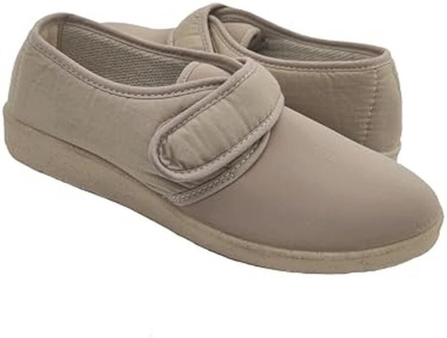 Dames Gezondheidsschoenen Gesloten Orthopedische Pantoffels met Klittenbandsluiting voor Alle Seizoenen