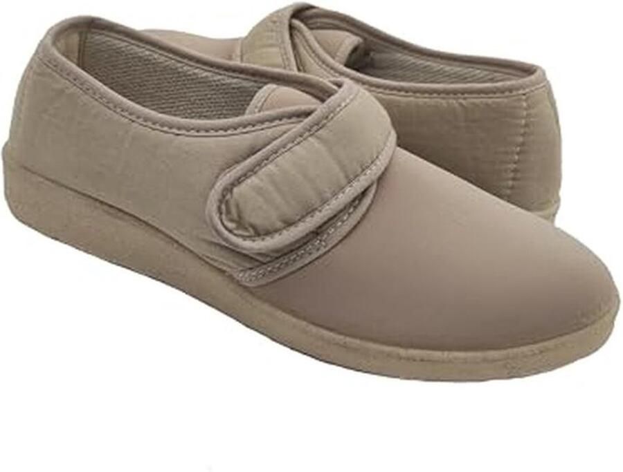 Dames Gezondheidsschoenen Gesloten Orthopedische Pantoffels met Klittenbandsluiting voor Alle Seizoenen