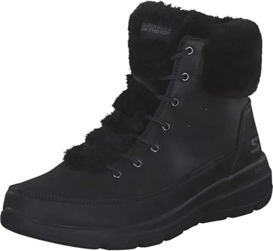 Dames Glaciale Ultra Enkellaarsjes met Veganistische Faux Fur