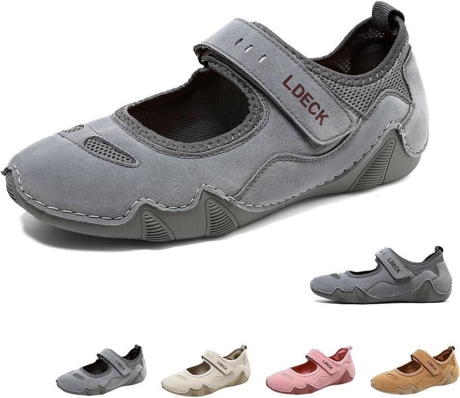 Dames Handgemaakte Casual Comfortabele Instappers met Lichte Zool