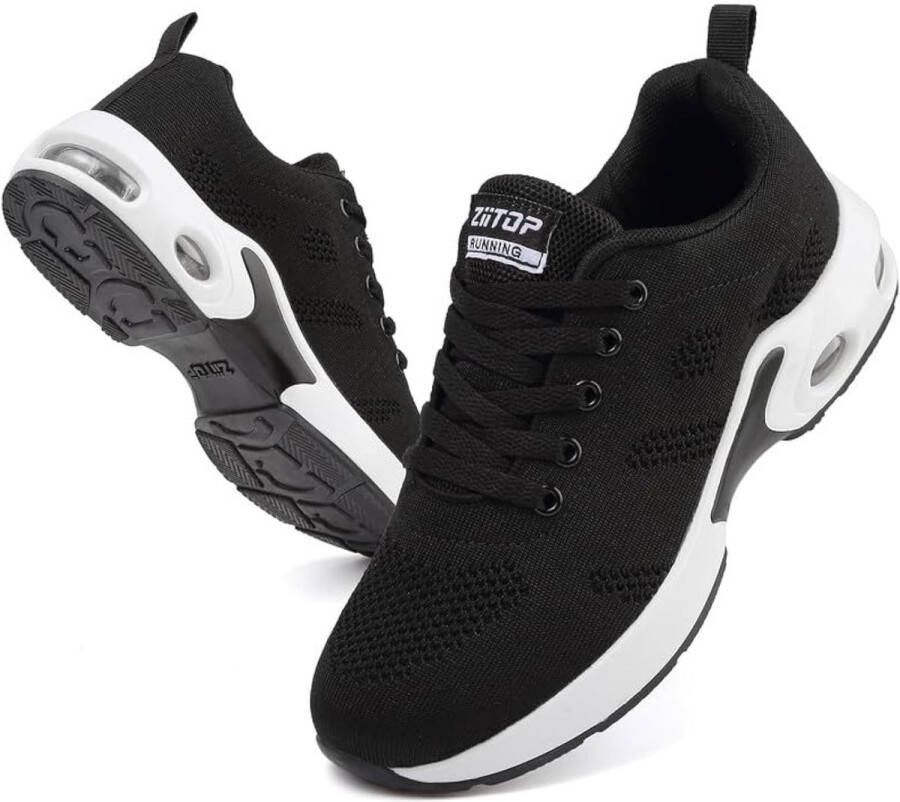 Dames Hardloopschoenen Ademend Luchtkussen Antislip Sportschoenen voor Fitness en Wandelen