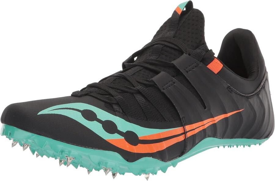 Dames Hardloopschoenen voor Atletiek Zwart en Mint Groen