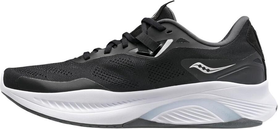 Comfortabele Dames Hardloopschoenen Zwart Wit Optimale Bewegingsvrijheid