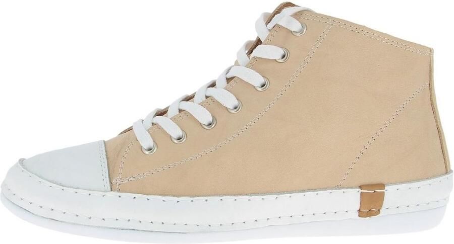 Dames High-Top Sneakers van Echt Leer Comfortabele Enkelhoge Sportschoenen