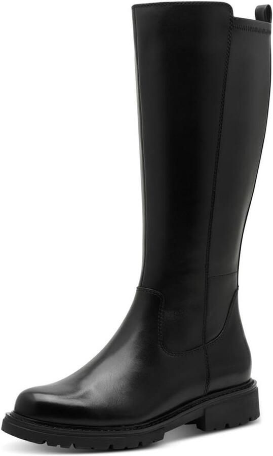 Dames Hoge Laarzen Plat Zacht Voetbed Comfort Brede Pasvorm