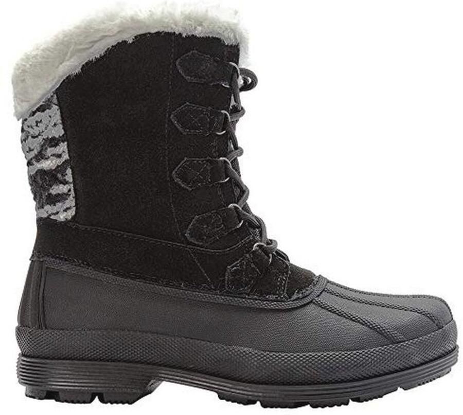 Dames hoge laarzen voor koude weer met waterdichte bovenkant