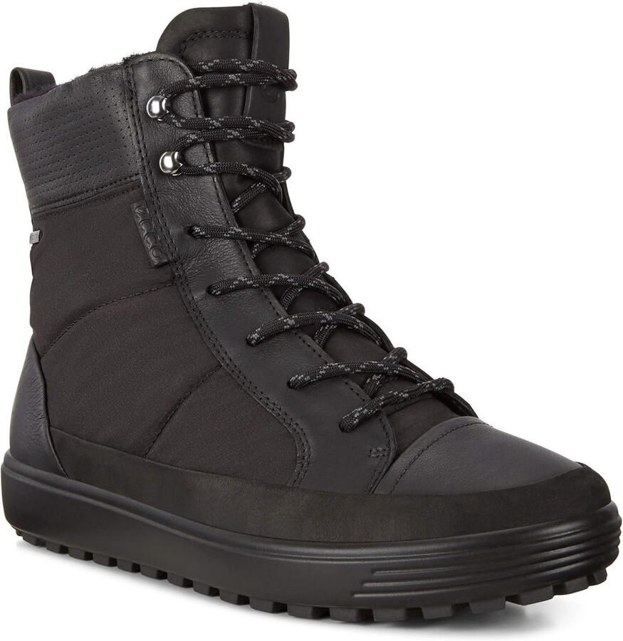 Dames Hoge Sneakers Leren Veterschoen met Ritssluiting