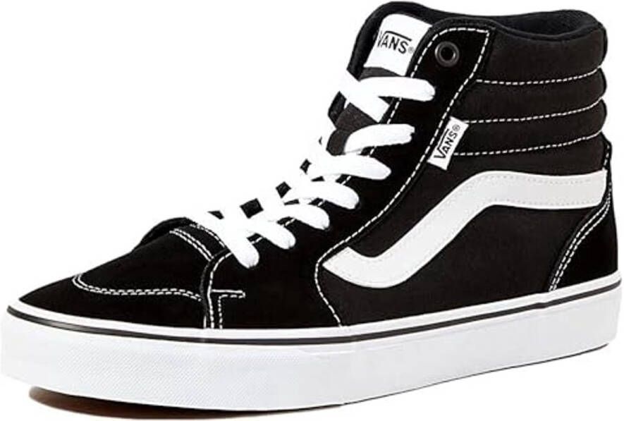 Dames hoge sneakers met gevulkaniseerde veterstijl