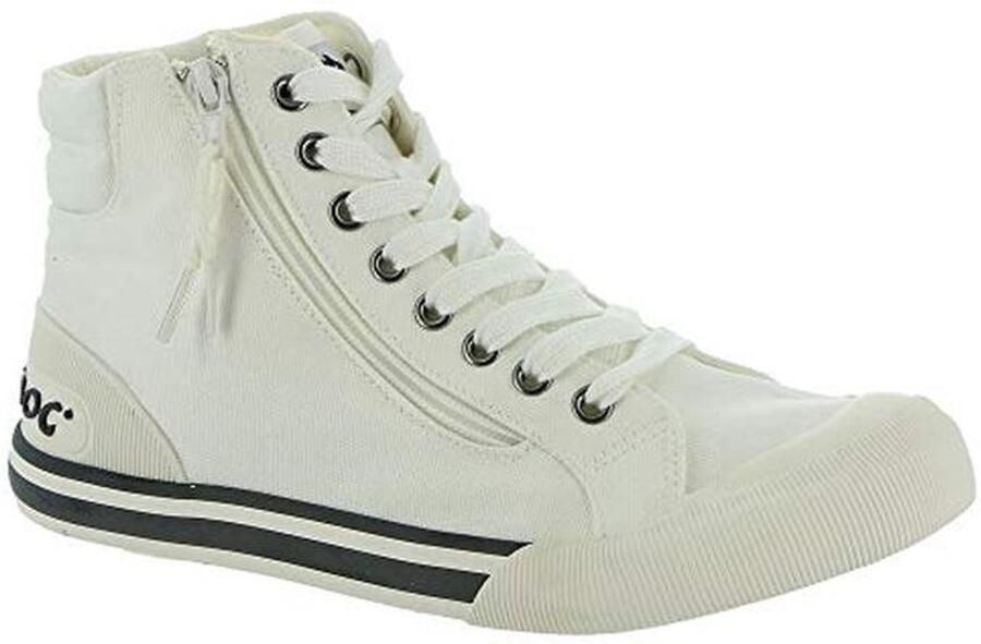 Dames Hoge Sneakers Multi Canvas