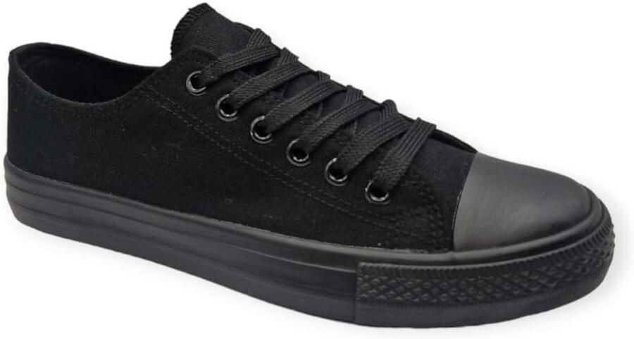 Dames Hoge Sneakers Wit Canvas Veters Lichte Platte Casual Schoenen