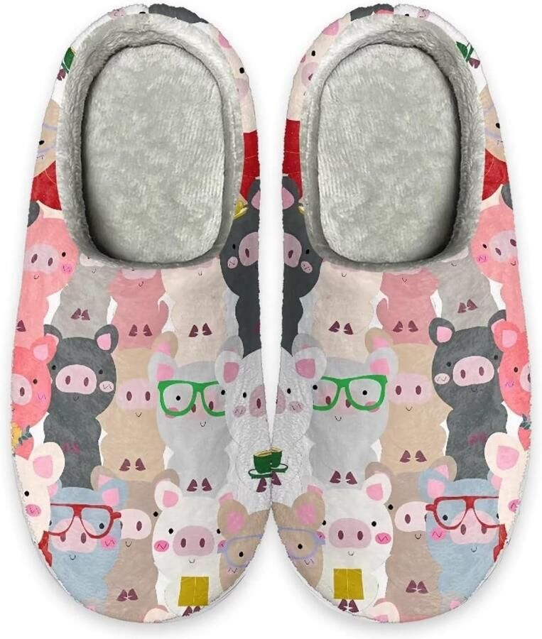Dames Huissloffen Antislip Warm & Comfortabel Zachte Binnenschoenen