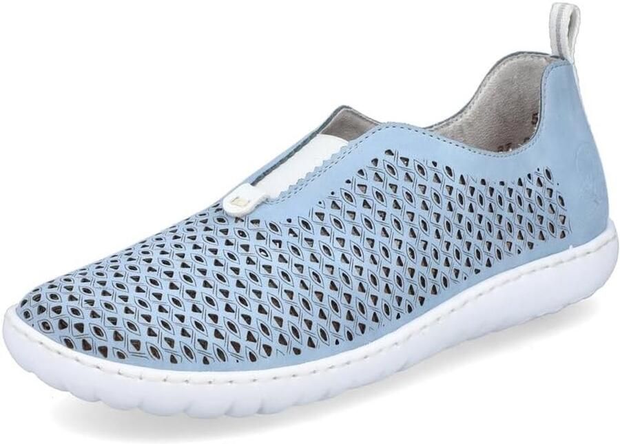 Dames Instappers Blauw Comfortabele en Flexibele Schoenen
