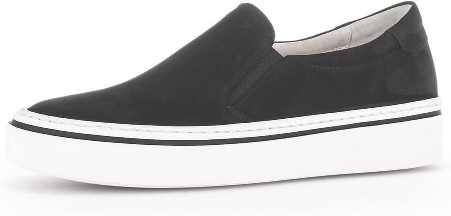 Dames Instappers Leer Nubuck Comfortabele Pasvorm Uitneembaar Voetbed