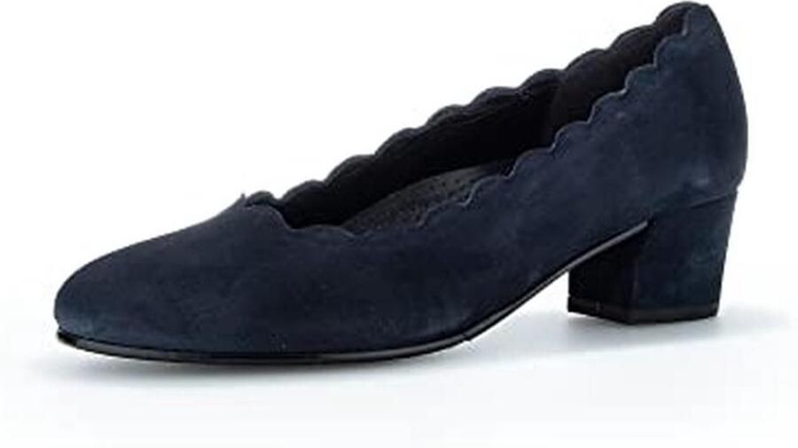 Dames Instappers Met Blokhak Comfortabele Court Schoenen in Donkerblauw