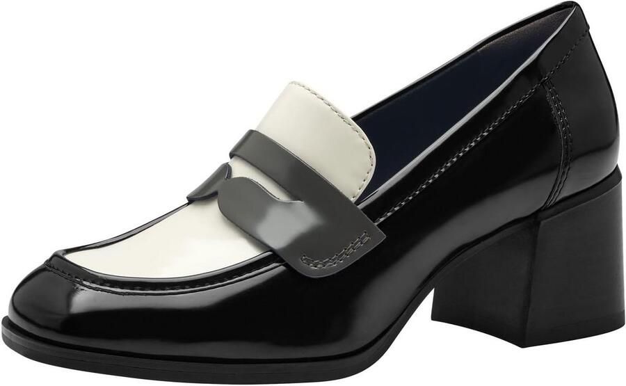 Dames Slip-On Schoenen met Blokhak en Comfortabele Pasvorm