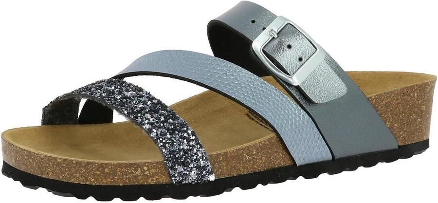 Dames Instapschoenen met Verstelbare Gesp en Glitter Afwerking