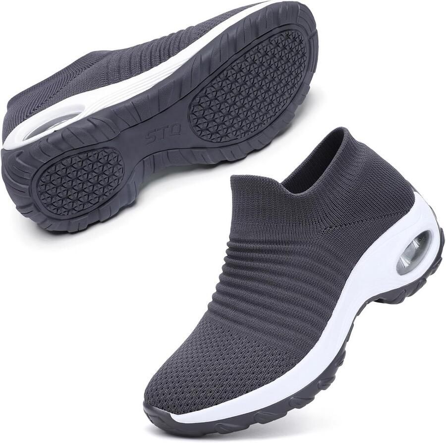 Dames Instapschoenen Wandelsneakers Lichtgewicht Ademend Mesh Comfortabele Platform Sneakers