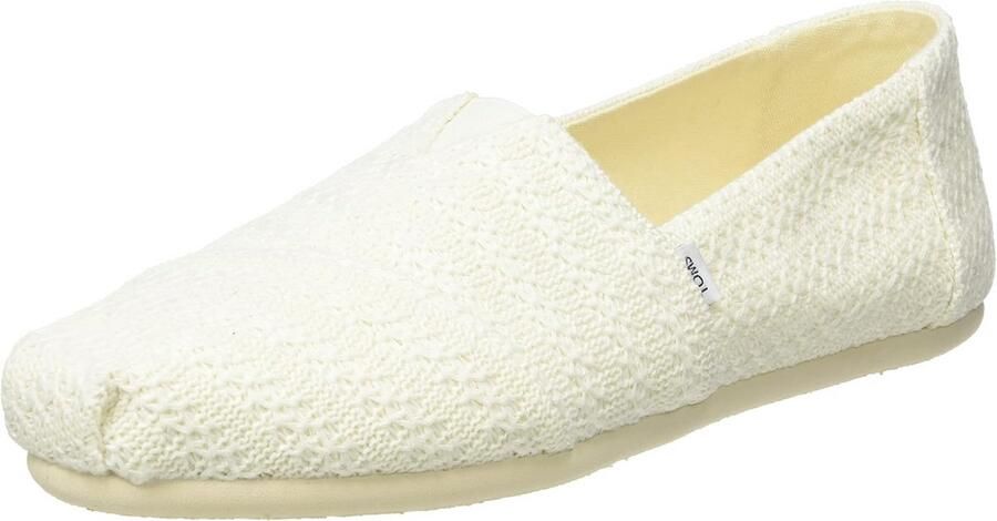 Dames Instapschoenen Zwart Gebreid Casual Loafer Plat
