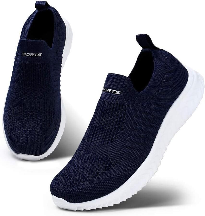 Dames Instapsneakers Ademend Mesh Sportschoenen Lichtgewicht Wandelschoenen