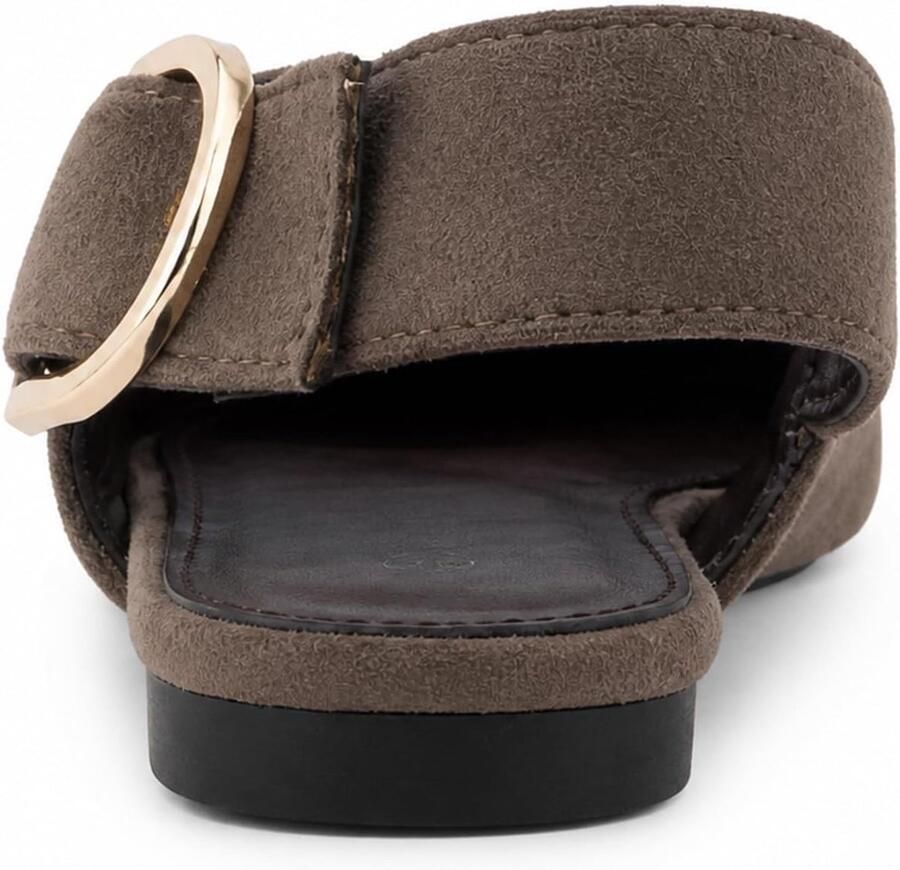 Dames kant hak platte schoenen comfortabel