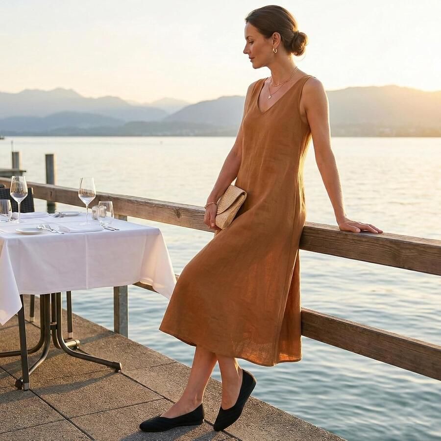 Dames kanten ballerina's schoenen comfortabele slipschoenen gebreide ballerina plat met ademende mesh en flexibele zool elegant business flats voor kantoor