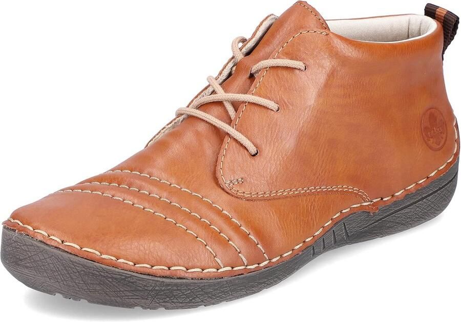 Dames Karamelbruine Veterlaarzen Comfortabele Winterlaarzen Robuust Vlechtwerk Schokabsorberend Licht Buigzaam Casual Stijlvolle Veterschoenen Vezelige Binnenzool voor alledaags gebruik