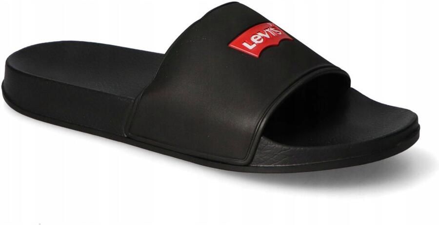 Levi's Dames Klompjes Casual Zwart met Rood Logo