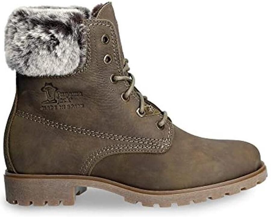 Dames Korte Schacht Laarzen met Veters van Nubuckleer