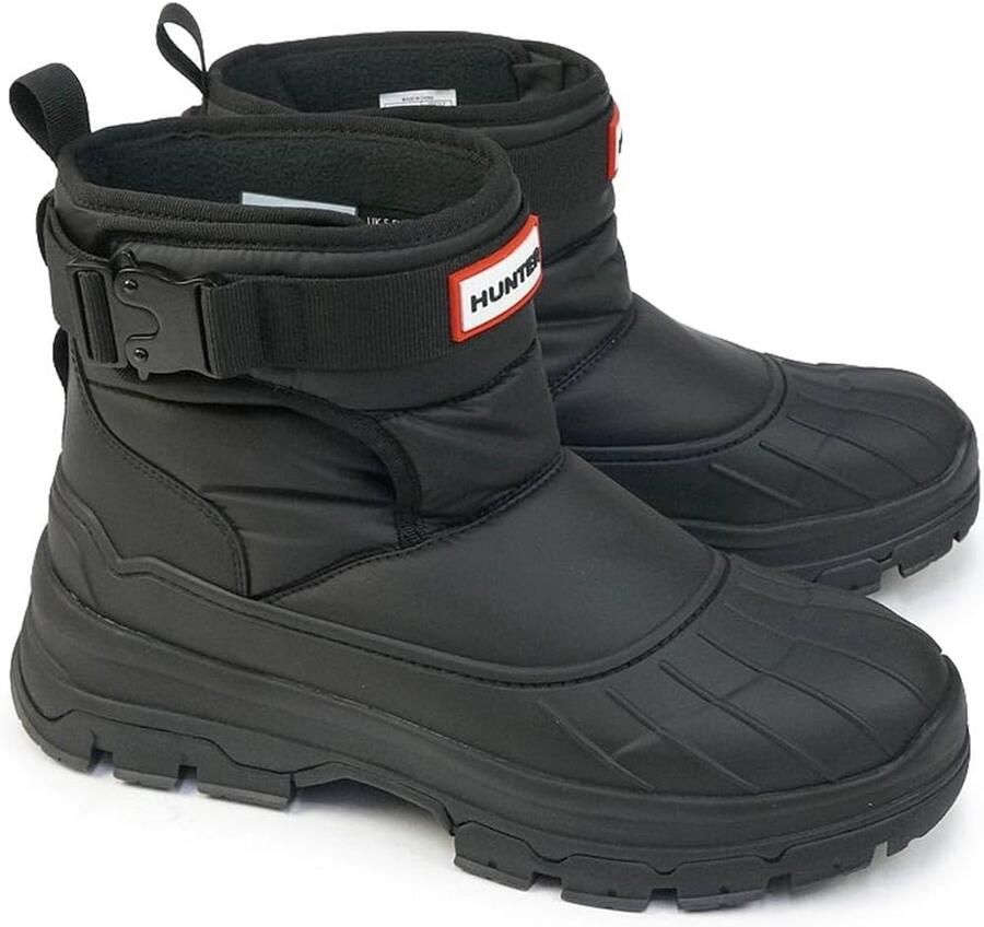 Dames Korte Snowboots met Gesp Waterdicht en Warm