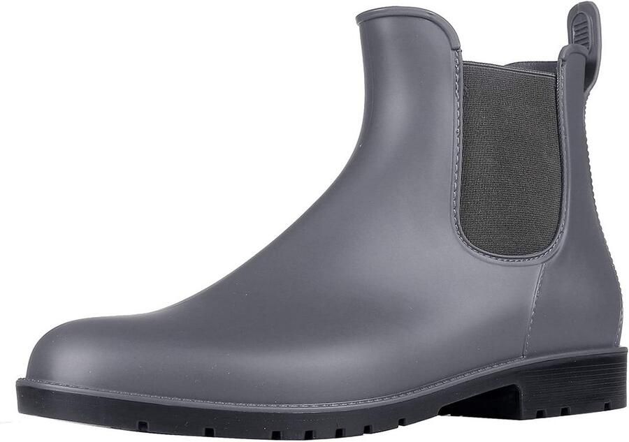 Dames Korte Waterdichte Regenlaarzen Chelsea Boots Enkellaarsjes