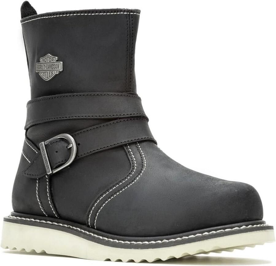 Dames Kuitlaarzen Motorstijl met Rits en Sleehak