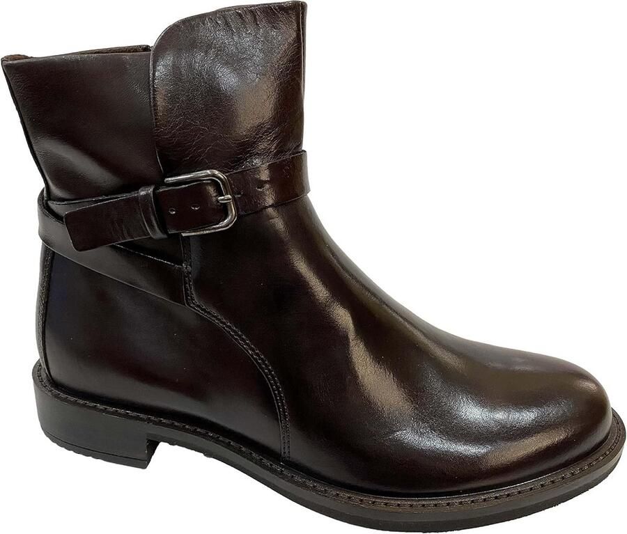 Dames laarzen enkellaarsjes met gesp