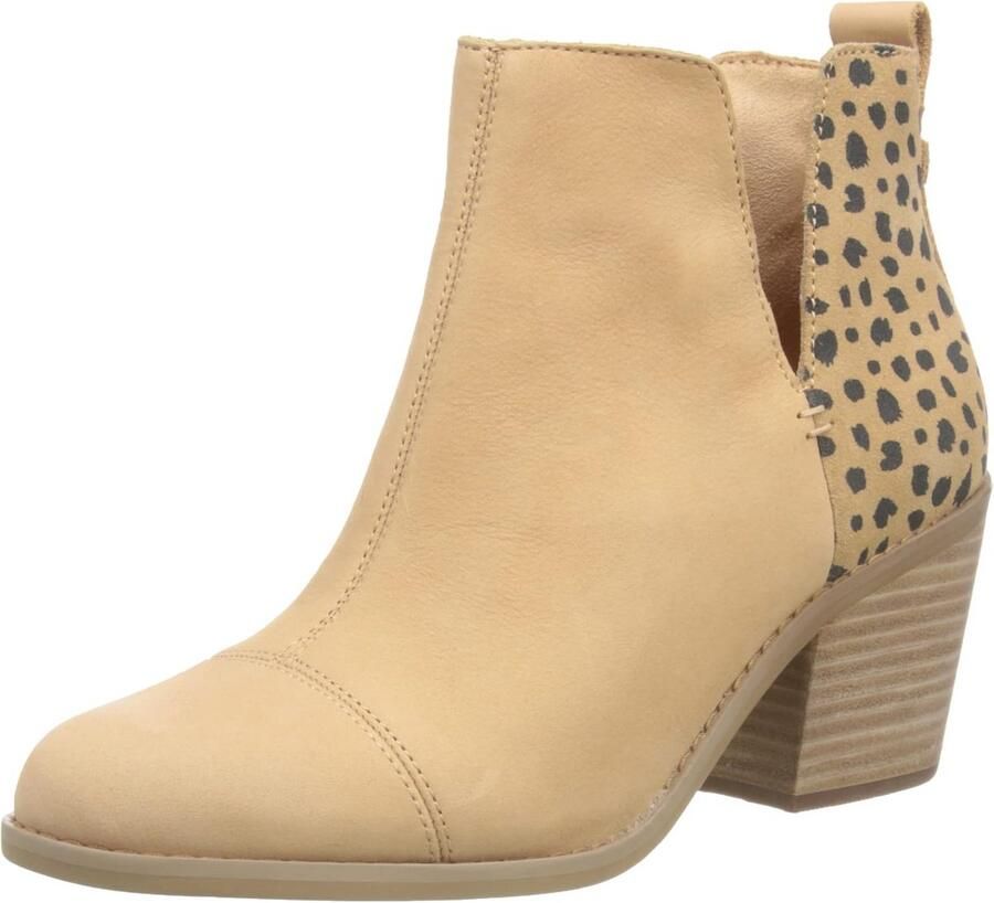 Dames Laarzen met Cheetahprint en Blokhak