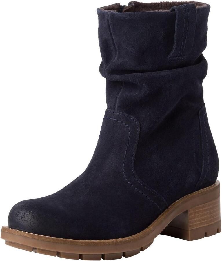 Dames laarzen met comfortabele voering en stevige blokhak